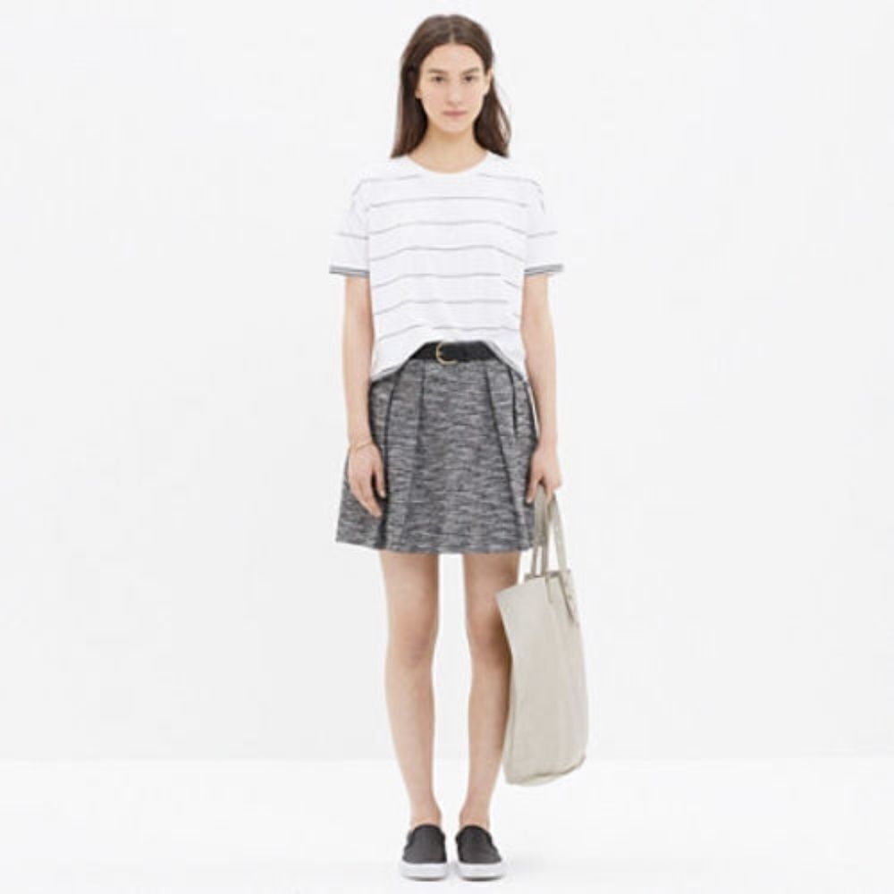 Madewell Skirt Countdown Tweed Mini Skirt Size 2